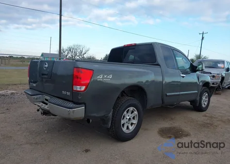 2004 Nissan Titan Se z USA, uszkodzony, nr VIN 1N6AA06B84N561885